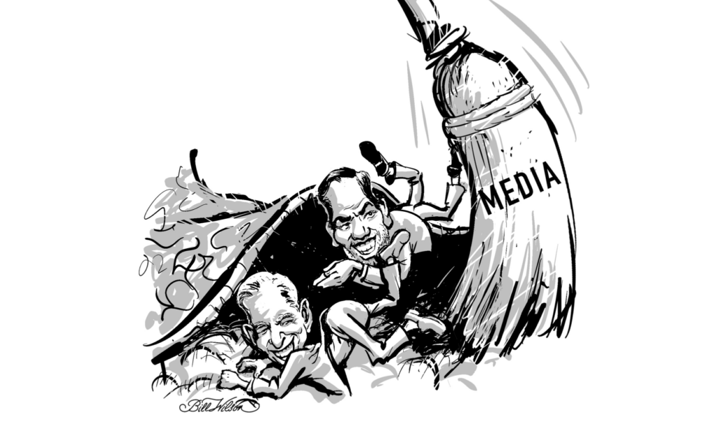 Art by Bill Wilson for The American Spectator
