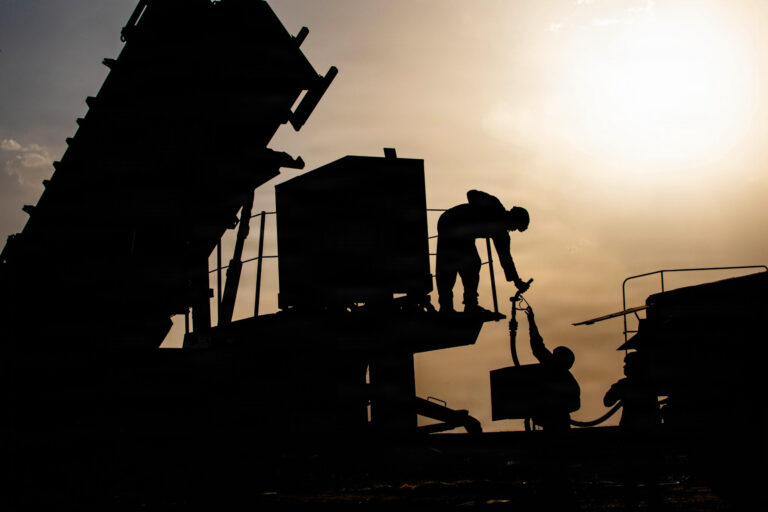 U.S. Army Soldiers Conduct Operations in the Middle East